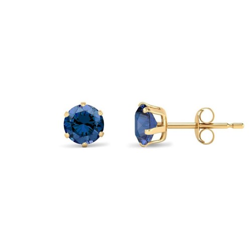 Stud earrings 9ct - stud, yellow