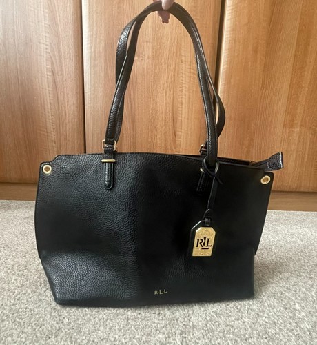 Ralph lauren black tote - lauren,