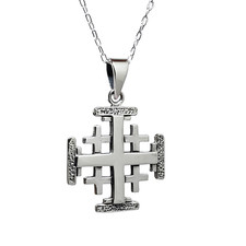 Jerusalem Cross Pendant 925
