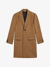 Ted Baker Raydon Wool Coat Camel Tan Mens Brand New- M/L/XL/XXL SUMMER CLEARANCE