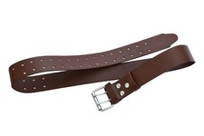 BBI Brown Leather texture Tool Belt 2" Wide Scaffolders Builders Painters 