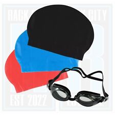 ADULT SWIMMING GOGGLES & CAP