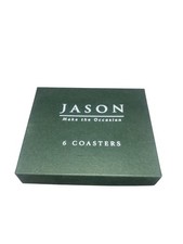 JASON:  Allium - Set Of 6 Drinks Coasters - Good, Boxed Condition. Rare.