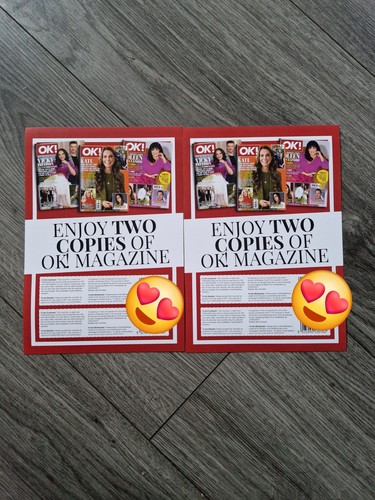 Vouchers for magazine x4 - for,