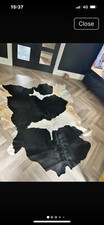 Genuine Cow Hide Rug Large 7x6 Foot Great Modern Rug Carpet Living Room ?