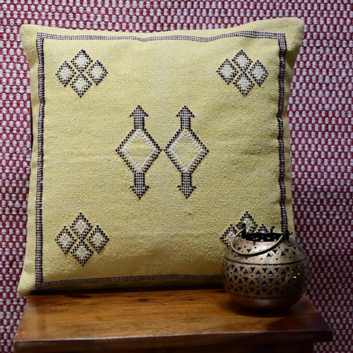 Handwoven sabra pillow cover - handwoven,