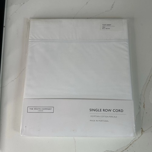 The white company flat sheet - white,