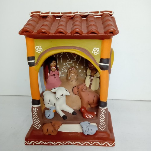 Fair trade ceramic nativity - fair,