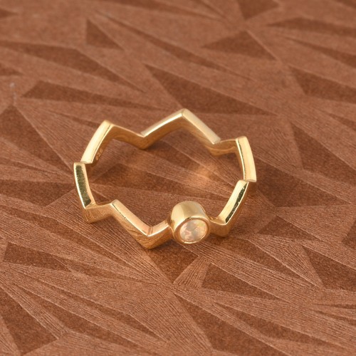 18k gold plated flat wavy - plated,