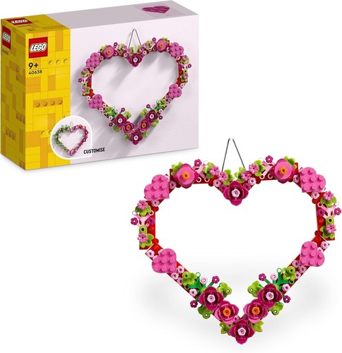Lego heart ornament set - ornament,