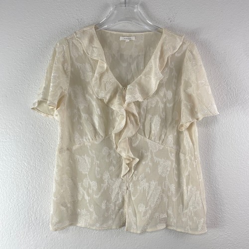 Pleione ruffle floral jacquard - ruffle,