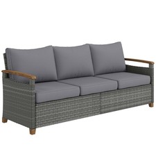 Outsunny 3 Seater Rattan