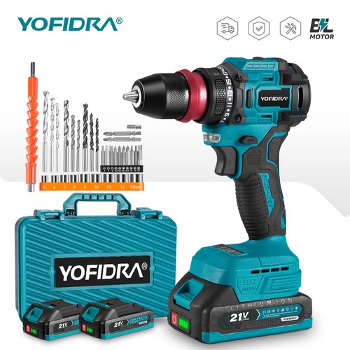 21v cordless hammer - drill, set