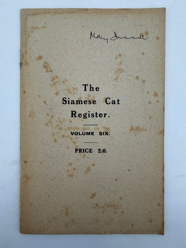 Vintage the siamese - vintage, cat