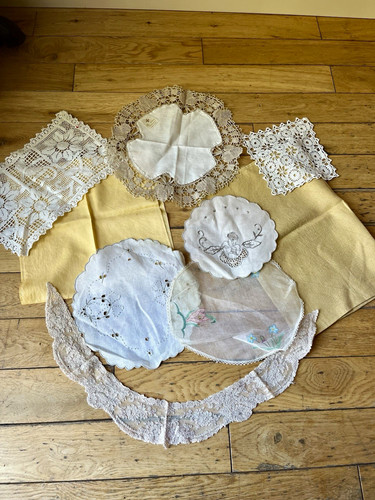 Mixed bundle floral - lace, &