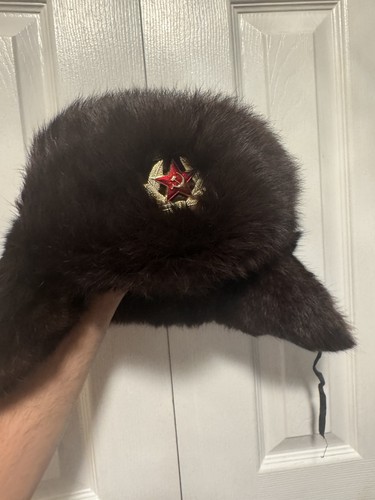 Soviet russia ushanka winter - soviet,