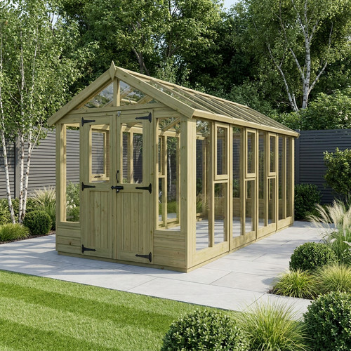 6x16 glass greenhouse uk - greenhouse,
