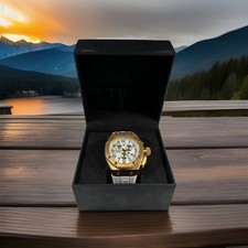 Men's Swiss Legend Trimix Diver Chronograph Lume Hands Watch New, See Video