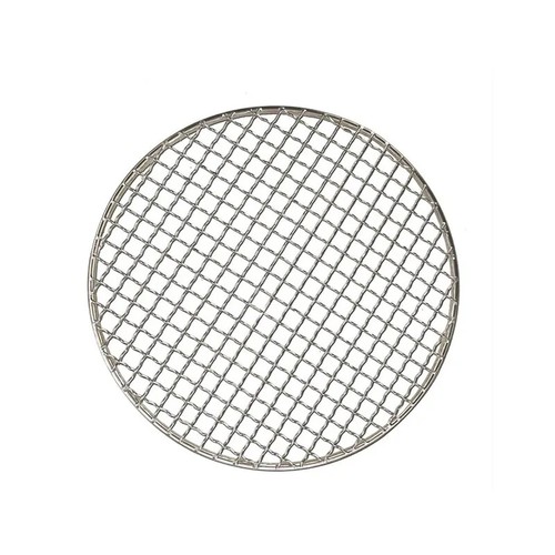 Round stainless steel barbecue - round,