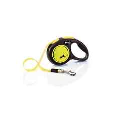 Flexi New Neon Cord Yellow Extra Small 3m Retractable Dog Leash/Lead for dogs