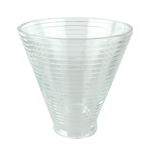 Holophane cone ribbed glass - cone,