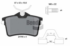 REAR BRAKE PAD SET DISC BRAKE