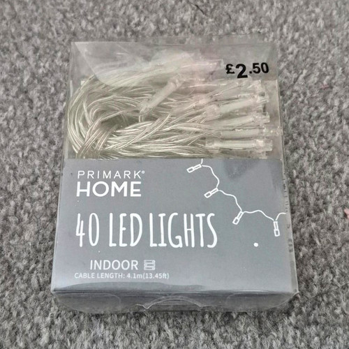 Primark home led warm - 40, white