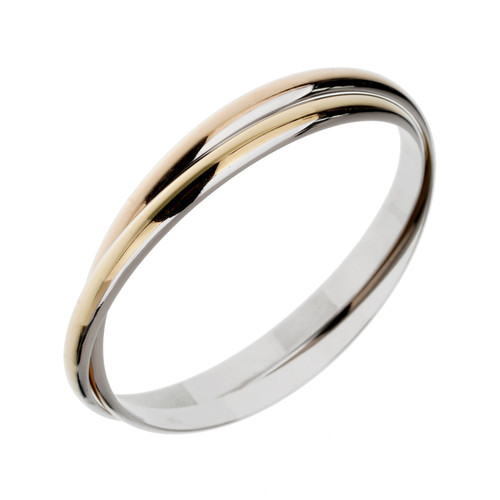 Cartier interlocking 18k rose - interlocking,