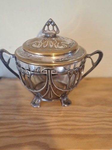 Art nouveau silver plated - nouveau, silver-plated