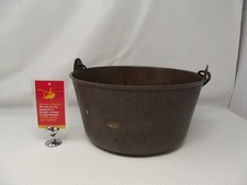 Vintage Brass Preserve Pot Cooking Pan 3.15 kg Cauldron                      LM9