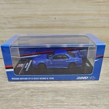 INNO64 Nissan Skyline GT-R (R34) Nismo R-Tune Bayside Blue Diecast Car 1/64 NEW