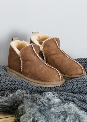 Men luxury sheepskin - men's, slip
