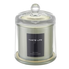Soy Wax Scented Candle in Glass Jar Strong Aromatic Long-Lasting Fragrance Gift