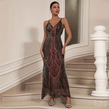 Womens 1920s Sequins Christmas