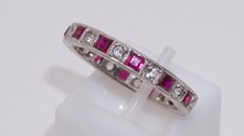 9carat 9k White Gold Red &