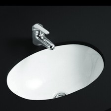 Basin Sink oval Undermount Bowl 510 MM Round Bathroom Vanity