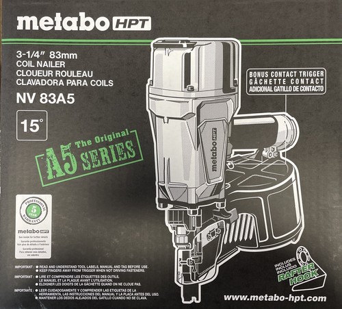 Metabo hpt nv83a5 coil 4 - nv83a5, 3