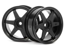 HPI TE37 Wheel 26mm Black 3mm