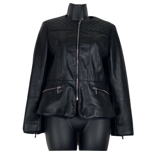 Zara black faux - zara,
