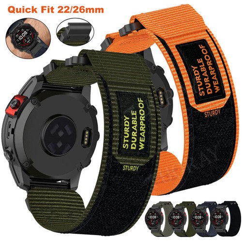 Rugged nylon watch strap band - nylon,
