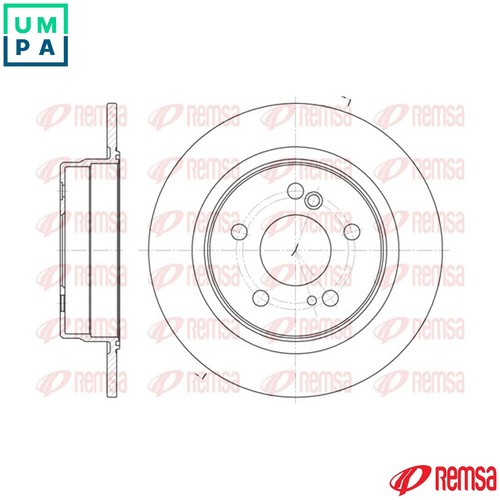 Brake disc 6270 for - 2x,