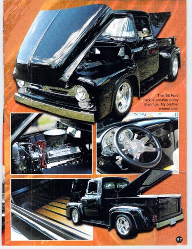 Vtg print 1956 ford f100 - vtg,