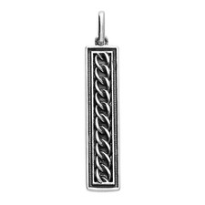 Mens statement ingot pendant - statement,