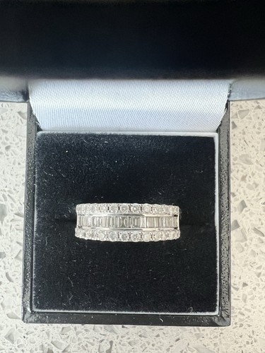 18ct white gold 1ct - gold, natural