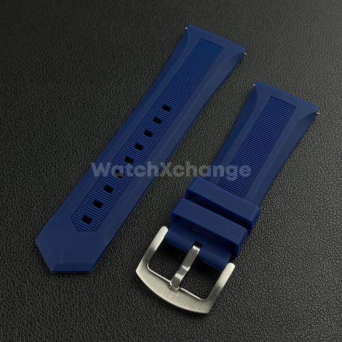 Blue silicone watch - blue,