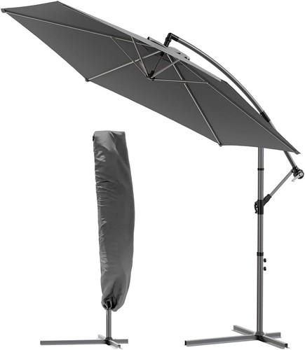 Cantilever garden parasol - 3m,