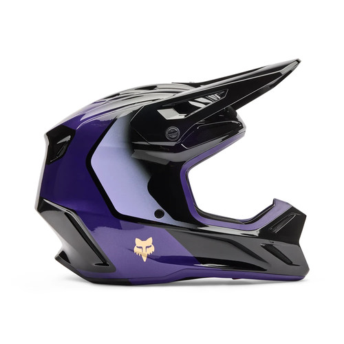 Fox helmet grape black gold - fox, grape/black/gold