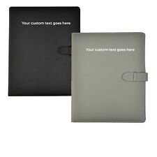 Personalised Text 50 Sheets A4 Display Book Ring Binder Portfolio Folder