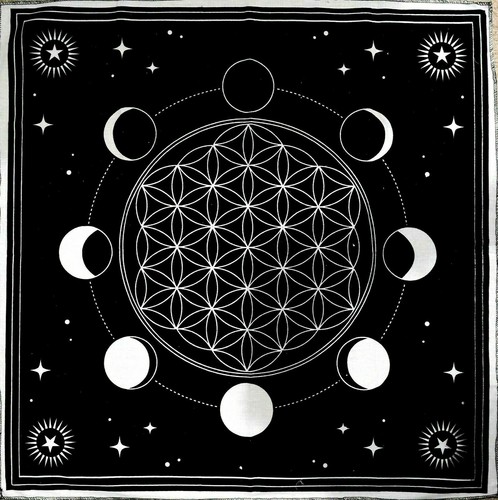 Tarot altar cloth - tarot, phase