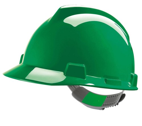Msa gard safety helmet green - msa, v-gard